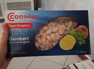 Gamberi sgusciati congelati