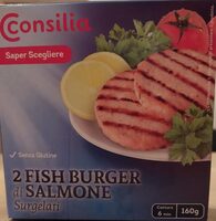 Fish burgher salmone