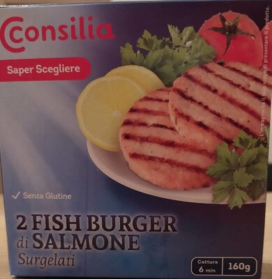 Fish burgher salmone