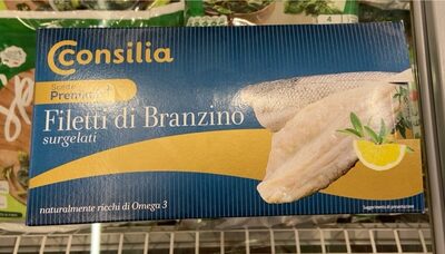 Filitti di branzino surgelati front packaging
