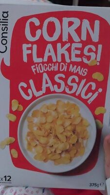Corn flakes front packaging