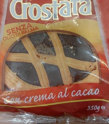 Crostata con crema al cacao front packaging