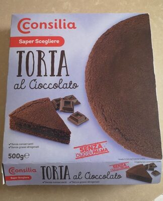 Torta al cioccolato front packaging
