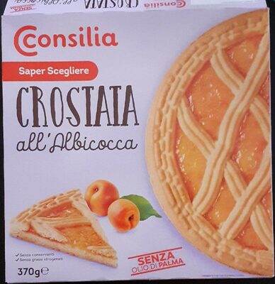 Crostata all'albicocca front packaging