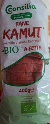 Pane Kamut front packaging
