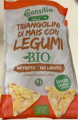Mini gallette di mais con legumi da agricoltura  biologica