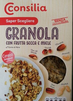 Granola frutta secca e miele
