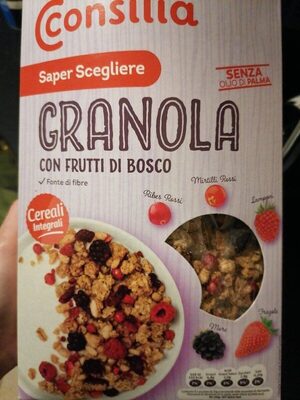 Granola con frutti di bosco