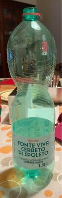 fonte viva cerreto di spoleto front packaging