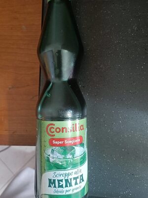 Sciroppo alla menta front packaging