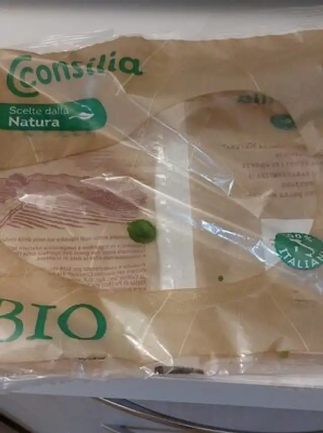 Insalata in busta bio front packaging