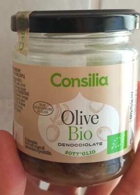 Olive bio denocciolate front packaging