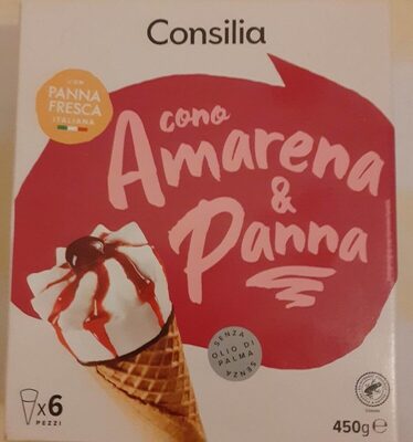 Cono amarena e panna