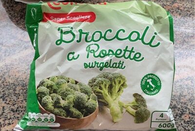 Broccoli a rosette surgelati front packaging