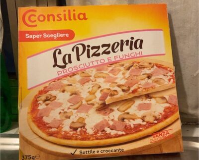 Pizza prosciutto e funghi