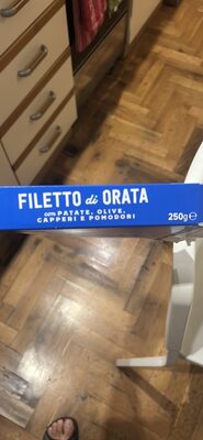 FILETTO di ORATA con PATATE, OLIVE, CAPPERI E POMODORI