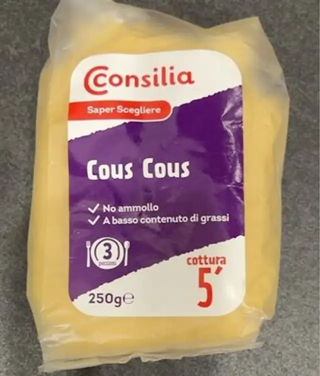 Cous cous front packaging