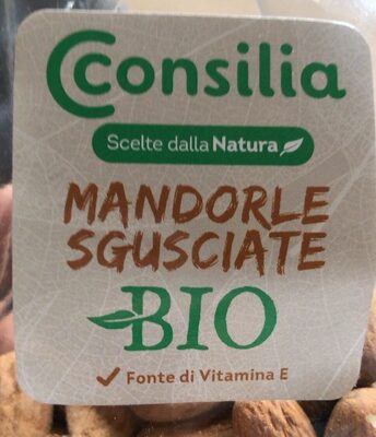 Mandorle sgusciate front packaging