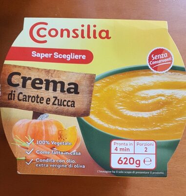 Crema di Caroe e Zucca front packaging