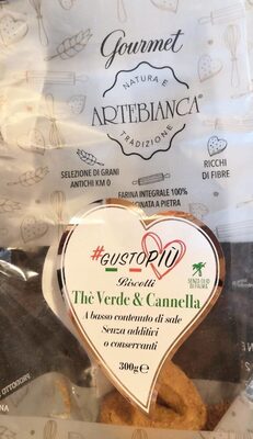 Biscotti Thé verde e cannella front packaging