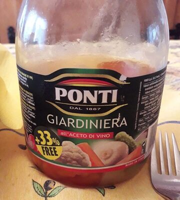 Giardiniera front packaging