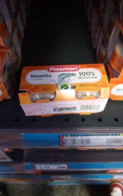 Plasmon Cod & Hake Fillets With Potatoes Meal Puree (2X80G) front packaging