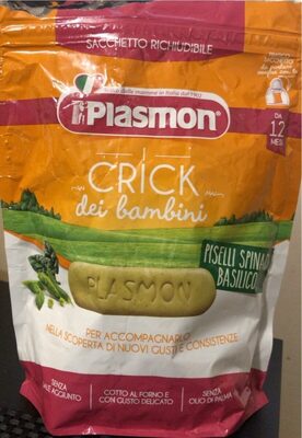 I crick dei bambini Plasmon front packaging