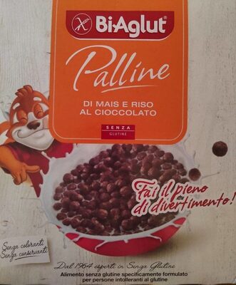 Palline di mais e riso al cioccolato