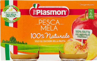Pesca mela omogeneizzato plasmon