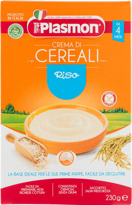 Crema di cereali riso