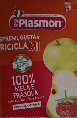 Spremi gusta e riciclami100% mela e fragola