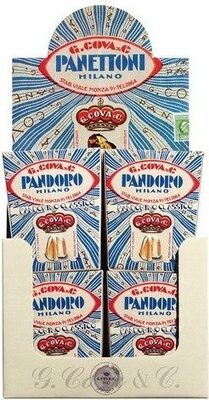 Cova Pandoro Classico Mignon Display / Kleiner Pandoro 12 X 80 G Merken