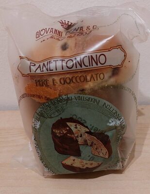 Panettoncino pere e cioccolato front packaging