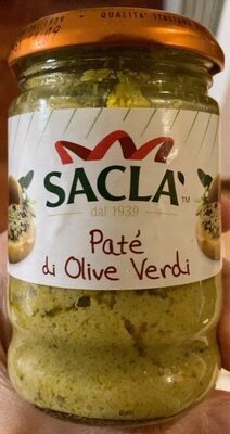 Paté di Olive Verdi front packaging