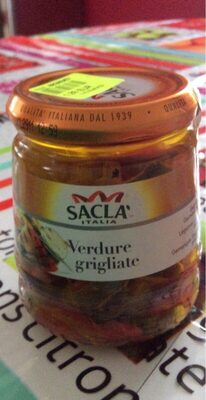 Verdure grigliate front packaging