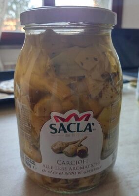 Carciofi alle erbe aromatiche front packaging