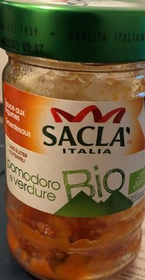 Sauce aux légumes front packaging