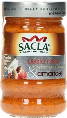 PESTO ROSSO PECORINO ROMANO&AMANDES