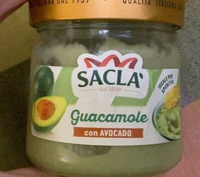 Guacamole con avocado front packaging