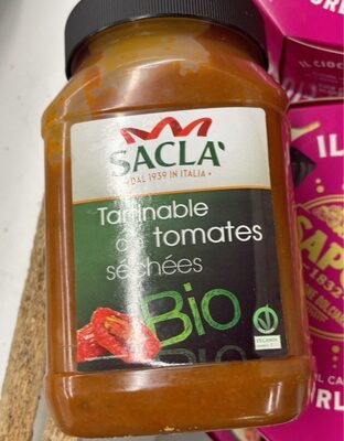 Tartinable de tomates séchées front packaging