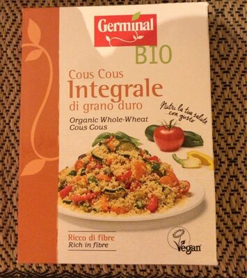 Cous cous integrale di grano duro front packaging