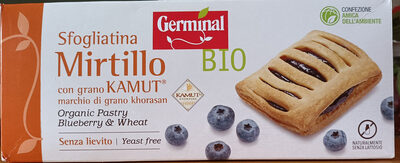 Sfogliatine mirtillo con kamut senza lievito