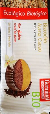 Bizcocho avena cacao