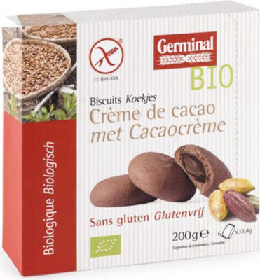 Biscuits Crème de cacao front packaging