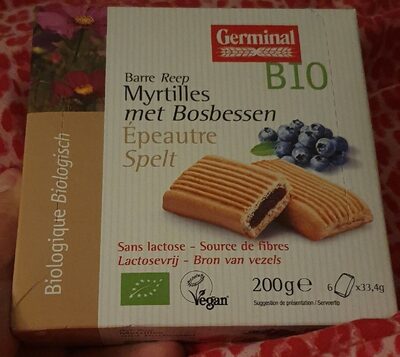 Barre myrtilles avec épeautre