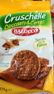 Cruschelle cioccolato e cereali front packaging