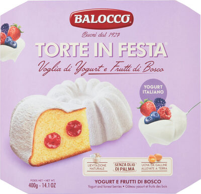 Torte in festa voglia di yogurt e frutti di bosco
