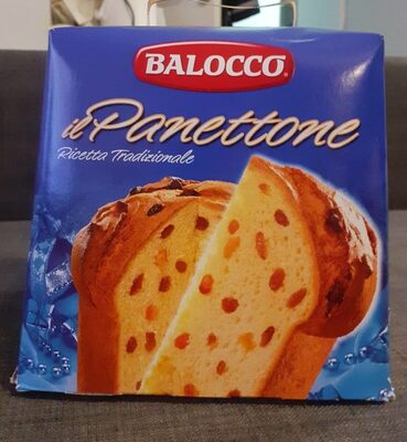 Il Panettone, ricetta tradizionale (recette traditionnelle) front packaging