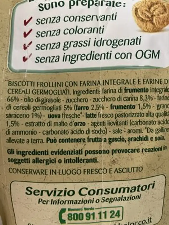 Gemmole ingredients label