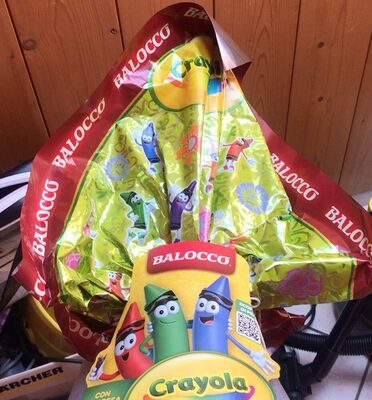 Balocco uovo di pasqua crayola